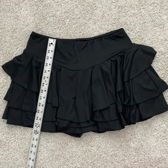 Shein Women’s 1X High Waist Ruffle Hem Sports Skort - Picture 5 of 6